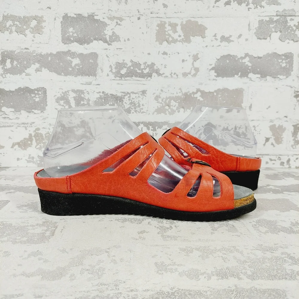 Mephisto Red Women's Sandals - Picture 4 of 12